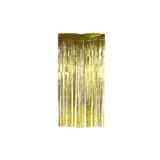PartiVar Gold Püsküllü Işıltılı Arka Fon Kapı Perdesi 100X200 Cm