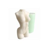 Partivitrini Kadın Vücudu Figürü Silikon Mum Kalıbı 6x6x12 Cm