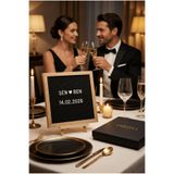 Partixa Ahşap Harfli Yazı Panosu 25,5x25,5 cm Premium Gerçek Çam Çerçeve 340 Parça Harf Seti Standlı Duvara Asılabilir Keçe İçli