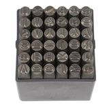 Partner PT03045 8 mm 36 Parça Çelik Harf ve Rakam