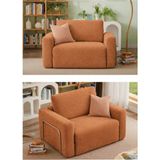 Partner Sofa & Yatak & Berjer - Turuncu - TEKLİ