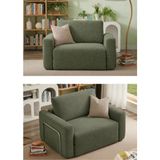 Partner Sofa & Yatak & Berjer - Yeşil - TEKLİ