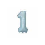 Party City 76 CM Mavi Rakam Folyo Balon – Doğum Günü, Yıl Dönümü ve Özel Gün Süslemesi