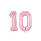 Party City 76 CM Pembe Rakam Folyo Balon – Doğum Günü, Yıl Dönümü ve Özel Gün Süslemesi