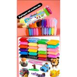 Party City Softi 12 Li Zıplayan Ve Havayla Kuruyan Yumuşak Kil Kendin Yap Seti