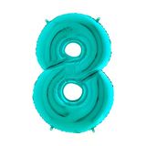 Party Country Rakam Folyo Balon 40" (100Cm) Tiffany -8-