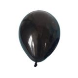Party Metalik Siyah Balon 100lü