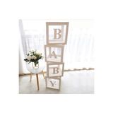 party mix Balon Kutusu Şeffaf | Baby Kutu | One | Boy Love Yazılı Balon Kutuları | Baby Balon Kutu