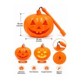 party mix Halloween Balkabağı LED Işıklı Fener 15x13 cm Cadılar Bayramı Kostüm ve Parti Aksesuarı