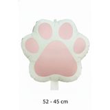 party mix Pati Folyo Balon 52x45 cm – Kedi/Köpek Patisi Şekilli Helyum Uyumlu Parti Doğum Günü Balonu