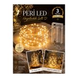 party mix Peri Led Işık 5 Metre Gün Işığı Pilli Dekoratif Tel Led Yılbaşı Doğum Günü Parti Süsleme Işığı