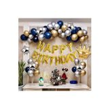Party Store Happy Bırthday Gold Doğum Günü Balon Zincir Seti M46, 8965425632145