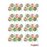 PartylandTR 50 adet Öğrencilere Hediye Çubuklu Sosyete Şekeri Lolipop Şeker 30 gr