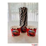PartylandTR Cars Şimşek Mcqueen Temalı 25 Adet Cupcake Ve Muffin Pişirme Kabı