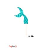 PartylandTR DENİZ KIZI TEMALI LÜX KÜRDAN 20Lİ