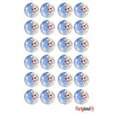 PartylandTR Frozen Elsa Karlar Ülkesi 5 cm. Yapışkanlı Yuvarlak Etiket - Sticker 24 Adet