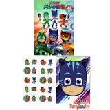 PartylandTR Pj Maskeliler Pj Masks Boyama Kitabı 3'lü (BOYAMA , STİCKER , ARKA KAPAK MASKE)