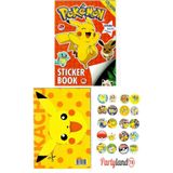 PartylandTR Pokemon Boyama Kitabı (boyama , Sticer , Arka Kapak Maske )