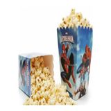 Partyy Bag Örümcek Adam Temalı Mısır Kutusu 8'Li Popcorn Kutusu