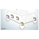Partyy Bag Unicorn Temalı Baskılı 120X180 Plastik Doğum Günü Parti Masa Örtüsü