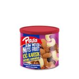 Paşa Çiğ Karışık Kuruyemiş, 4x150gr Teneke Kutu, Badem Fındık Kaju Kuru Üzüm ve Turna Yemişi, Toplam 600gr