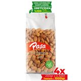 Paşa Kuruyemiş Çiğ Badem İçi 250 Gr X 4 Adet (1 Kg)
