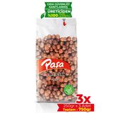 Paşa Kuruyemiş Çiğ Fındık İçi 250 Gr X 3 Adet (750 Gr)