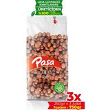 Paşa Kuruyemiş Çiğ Fındık İçi 750 gr (250 gr x 3 Ad.)