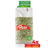 Paşa Kuruyemiş Çiğ Kabak Çekirdeği İçi 1 Kg (250 gr X 4 Adet) (Naturel Tuzsuz İç Kabak Çekirdeği)