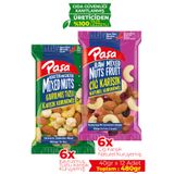 Paşa Kuruyemiş Karışık Süper Mix Kuruyemiş 40 gr X 12 Adet (480 GR)