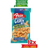 Paşa Kuruyemiş Kavrulmuş Kaju 480gr (40 gr x 12 Adet) (Tuzlu Kaju Fıstığı) - 480 gr