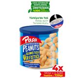 Paşa Roasted and Salted Peanuts, İşlenmiş Tuzlu Yer Fıstığı, 180g x 4 Adet (720g)