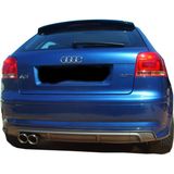 Paşa Tuning Audi A3 8P S3 2005 - 2008 2 Kapı Arka Tampon Eki - Difüzör (Plastik)