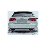Paşa Tuning Audi A3 8V HB 2012 - 2016 S3 Arka Tampon Eki - Difüzör (Plastik)
