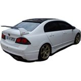 Paşa Tuning Honda Civic FD6 2006 - 2011 Mugen Arka Tampon Eki - Difüzör (Plastik)