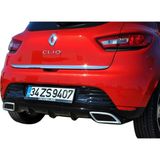 Paşa Tuning Renault Clio 4 2012 - 2016 Egzoz Görünümlü Arka Tampon Eki - Difüzör (Plastik)
