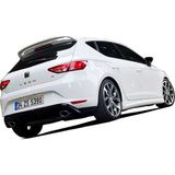 Paşa Tuning Seat Leon MK3 - 5F 2013 - 2016 Style Arka Tampon Eki - Difüzör (Plastik)
