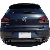 Paşa Tuning Volkswagen Golf 6 2009 - 2012 GTI Arka Tampon Eki - Difüzör (Plastik)
