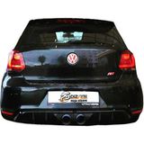 Paşa Tuning Volkswagen Polo 2010 - 2014 GTİ R400 Arka Tampon Eki - Difüzör (Plastik)