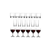 Paşabahçe-18 Parça Istanbul Viski Rakı Ve Şarap Bardağı Seti