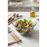 Paşabahçe 20 cm Borcam Çok Amaçlı Isıya Dayanıklı Cam Salata ve Karıştırma Kasesi