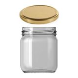 Paşabahçe 210 cc. Cam Kavanoz Gold Kapaklı 10 Adet Mama Bebek - 210 ml