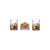 Paşabahçe 3 parça timeless viski keyfi seti - 2 viski bardağı + 1 çerezlik kase