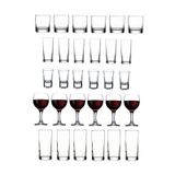 Paşabahçe 30 Parça Mega Set Istanbul Viski Rakı Shot Votka Ve Şarap Bardağı Seti