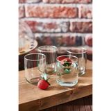 Paşabahçe 420112 Aware Iconic 280 ml Cam 4lü Kısa Su Meşrubat Bardağı Takımı - Yeşil