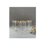 Paşabahçe 42021 Yaldızlı Çay Bardağı 120Cc 6 Lı