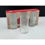 Paşabahçe 420450 Dunes Su Bardağı 410 cc 3'lü - Şeffaf - 410 ml