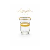 Paşabahçe 42191 Krikle Altın Çay Bardağı 6’lı Set - Ayaydın Home
