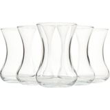Paşabahçe 42771 Vefa 6'lı Çay Bardağı - 130 ml - 6 Adet - Şeffaf
