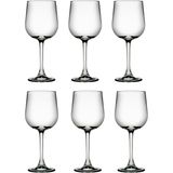 Paşabahçe 440433 Casual Şarap Kadehi 290CC 6 Lı - Şeffaf
